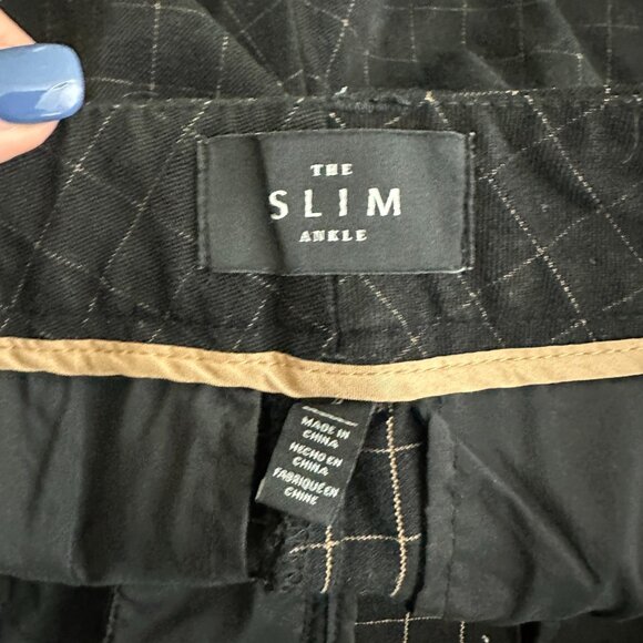 2/$30 White House Black Market Checkered Slim Ankle Pants Mid Rise #A0424 - Picture 5 of 9
